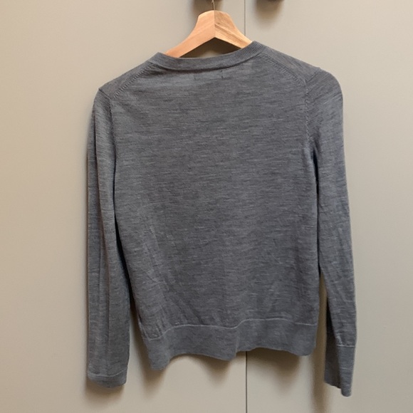 Grey Banana Republic Merino Cardigan Sz Small - Picture 4 of 4